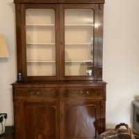 Libreria inglese in mogano