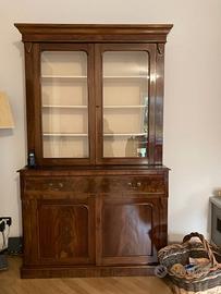 Libreria inglese in mogano