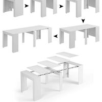 Tavolo a consolle bianco