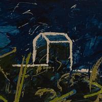 Mario Schifano - "Veduta Notturna" - firmata