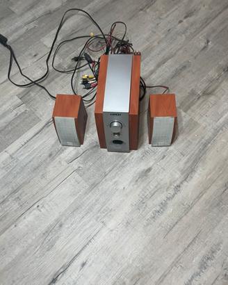 Impianto audio per tv 2.1