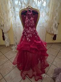 Abito cerimonia Impero couture