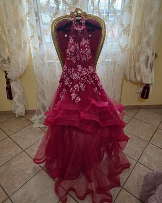 Abito cerimonia Impero couture