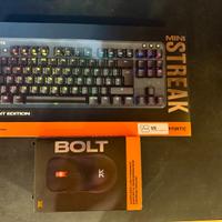 Tastiera meccanica + Mouse gaming (FNATIC)
