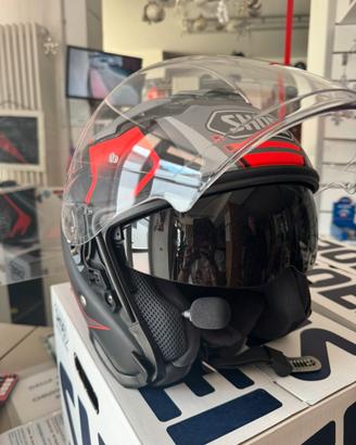 Casco Shoei J-CRUISE 2 Aglero + INTERFONO SENA