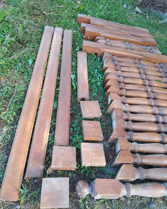 balaustra in legno 
