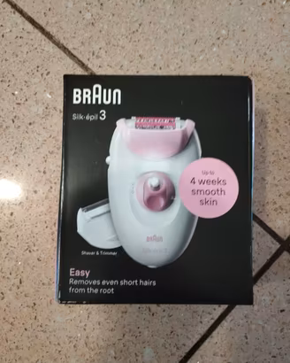 Braun Silk-épil 3 – Epilatore elettrico donna con 
