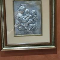 Madonna della Seggiola Raffaello argento 925