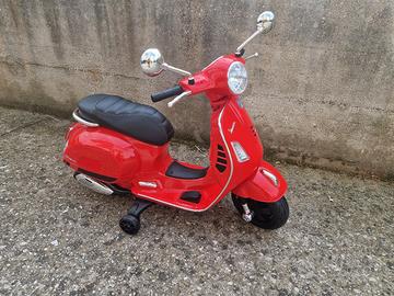 Vespa Elettrica per Bambini 12V (Modello Rosso)