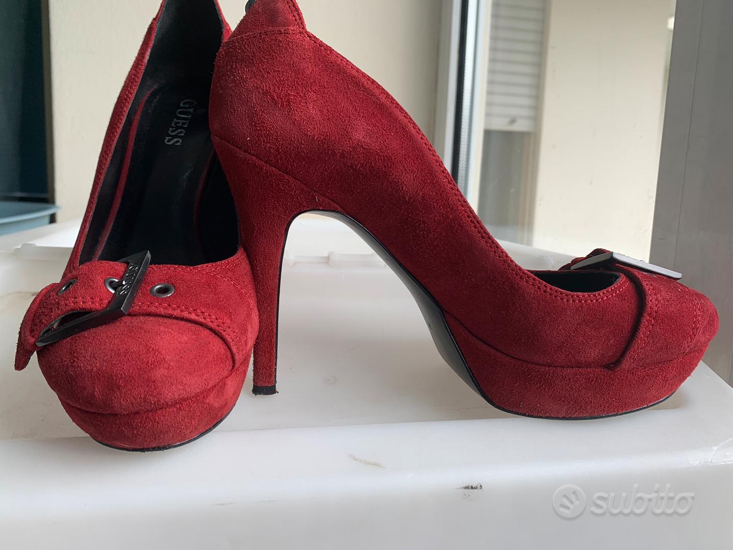 Guess hot sale scarpe rosse