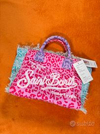 Borsa Saint Barth MC2 Leopardata Rosa