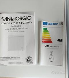 Congelatore a pozzetto 95L