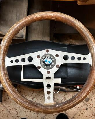 Volante BMW in legno epoca stile Nardi diam. 35 cm