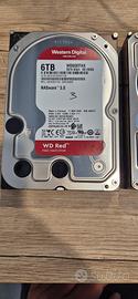 HDD WD Red 6 TB per NAS Nasware 3.0 2 pezzi
