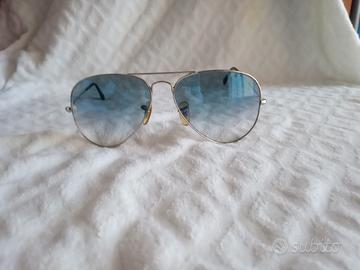 A1119 Ray-ban Aviator Goccia Rb3025 Tg 58 argento 