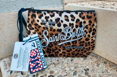 pochette MC2 saint barth leopardata 