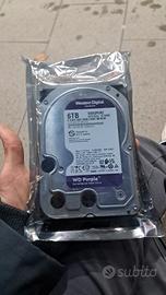 hard disk 6TB Western digital nuovo 