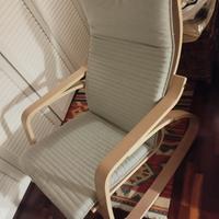 Poltrona IKEA POANG dondolo 