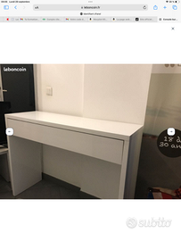 Consola Bianca con cassetto