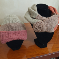 Set cappello e scaldacollo Lavorati a mano