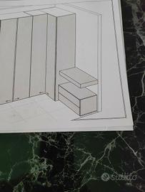 cassettiera & mensola 