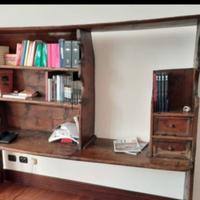 Libreria artigianale in legno massello