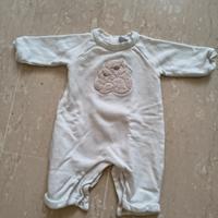 Tutina bianca neonato Thun