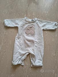 Tutina bianca neonato Thun