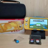 Nintendo switch lite Gialla con 3 giochi inclusi