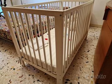 Lettino bianco Ikea 60x120