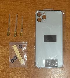 Vetro posteriore iPhone 11 Pro Max + accesori