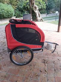 Trasportino  Rimorchio per Bici  per Cane