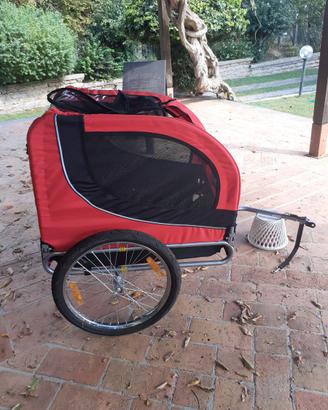 Trasportino  Rimorchio per Bici  per Cane