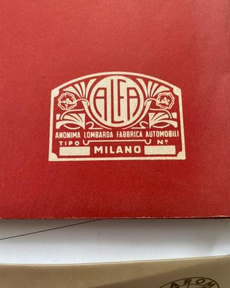 Disegni vecchie alfa Romeo