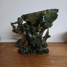 scultura in giada nefrite