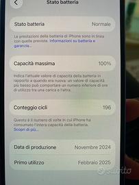 Iphone  16 come nuovo