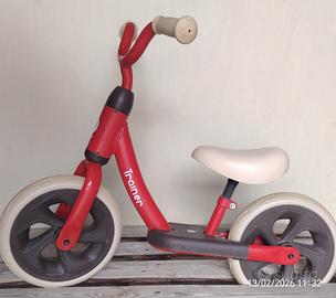 Bici senza pedali Trainer rossa - (balance bike) 