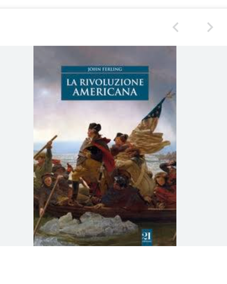 Libro La Rivoluzione Americana di J.Ferling