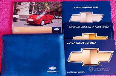 Libretto uso e manutenzione Chevrolet Matiz