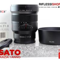 Usato viltrox 85mm f/1.8 sony e mf