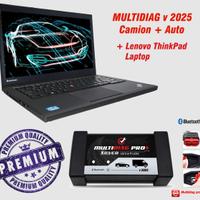DIAGNOSI AUTO PROFESSIONALE MULTIMARCA 2025 + PC