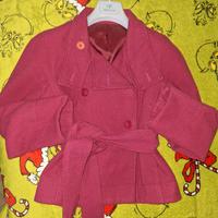 Cappottino fucsia donna