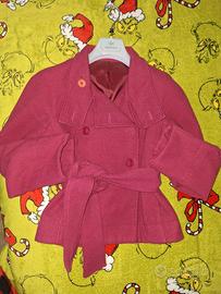 Cappottino fucsia donna