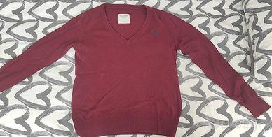 Abercrombie & Fitch maglione bordeaux taglia S