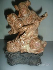 Scultura in giada di dama cinese