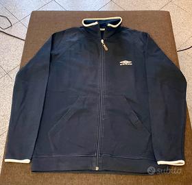 Felpa sportiva umbro con chiusura e tasche davanti