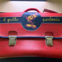 Cartella scuola vintage anni 70 grillo parlante