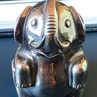 Elefante di Luigi Colani (Anni '60) argento 990