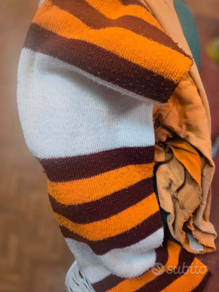 Paire D'écharpes Ultras Roma - Années 80 - Satin, Falcao - Vintage Italie