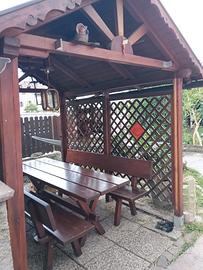 gazebo in legno 